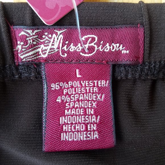 NWT Miss Bisou Large Green and Brown Sleeveless Dress - Picture 7 of 13